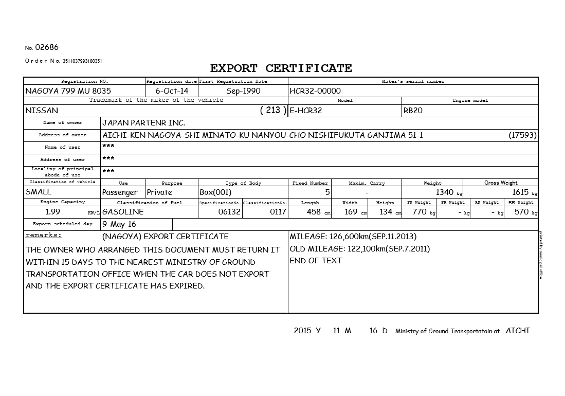 Shipping documents. Export Certificate на автомобиль. Экспортный сертификат авто из Японии. Export Certificate Autocom Japan. Vehicle Export Certificate.